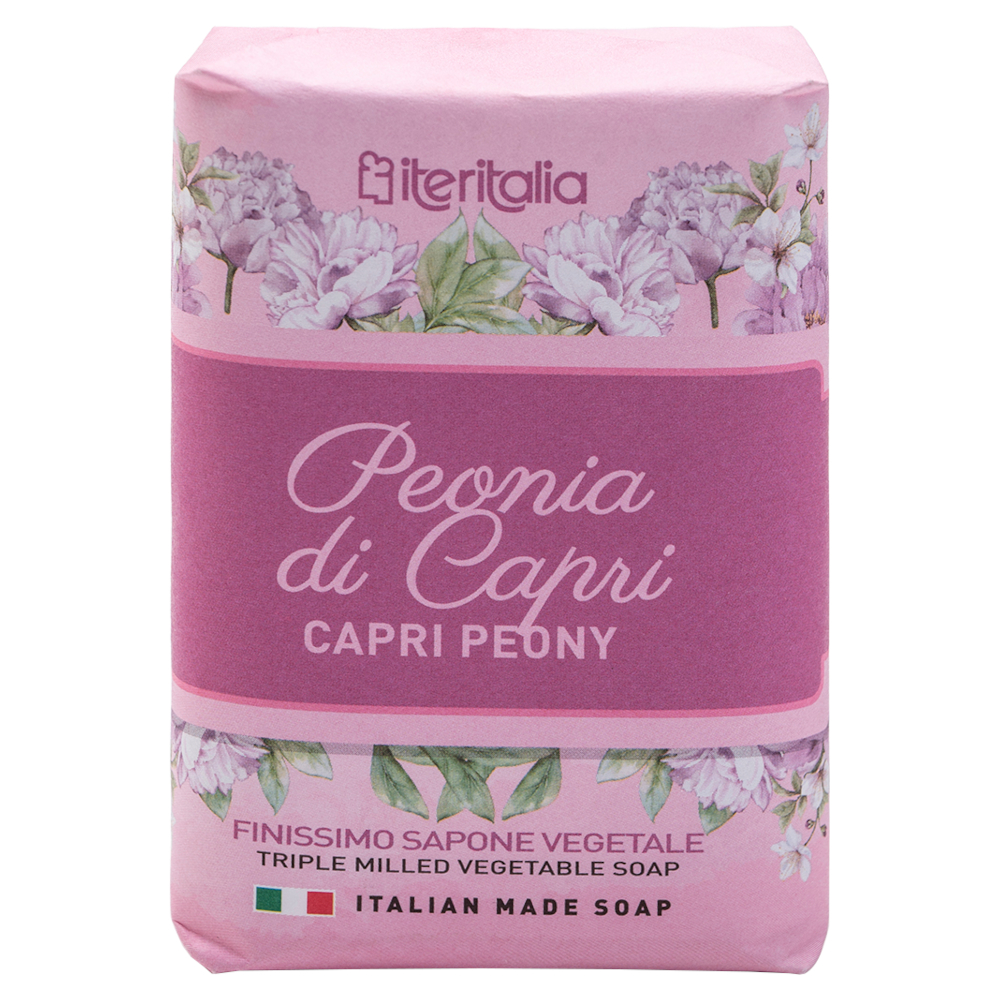 Sapun vegetal Peonia di Capri, 125 g, Iteritalia
