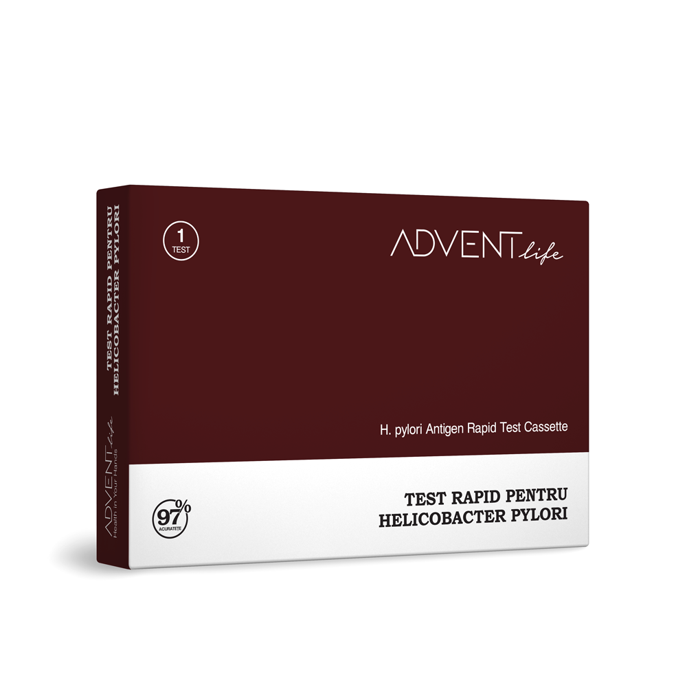Teste rapid Helicobacter Pylori, 1 cutie, Advent Life