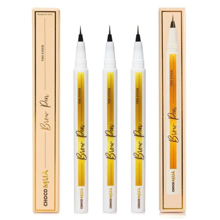 Set 3 carioci pentru sprancene Brow Pen, 2.4 ml, Choco Mua 657749