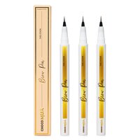 Set 3 carioci pentru sprancene Brow Pen, 2.4 ml, Choco Mua