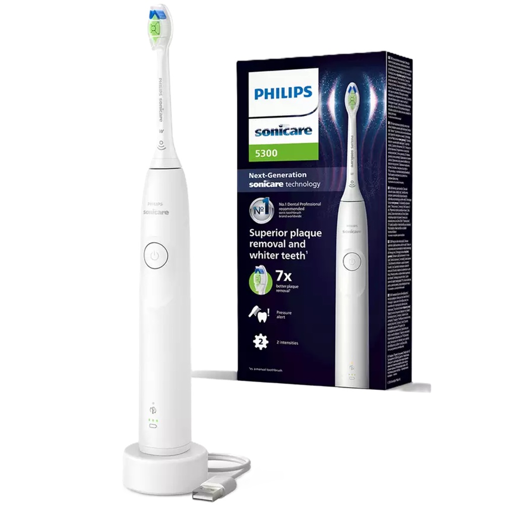 Periuta electrica alba 5300 HX7108/01, 1 bucata, Philips Sonicare