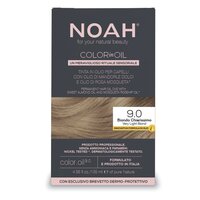 Vopsea de par permanenta fara amoniac pe baza de ulei 9.0 Very Light Blond Color in Oil, 135 ml, Noah