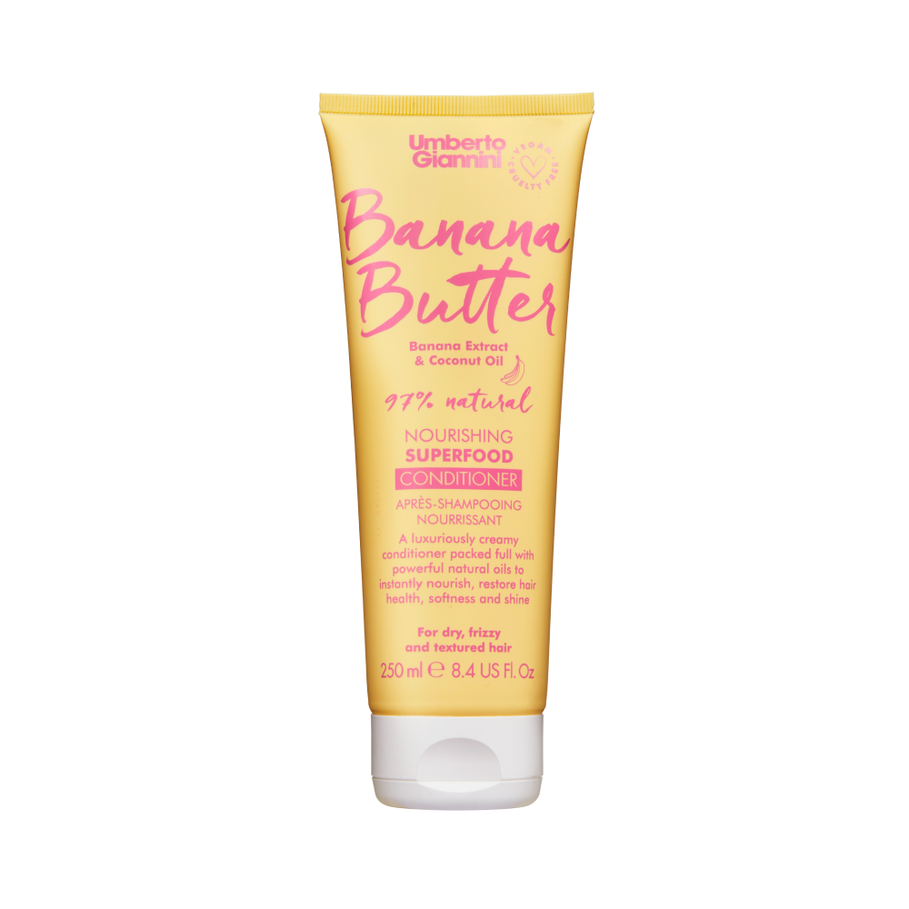 Balsam hranitor pentru par uscat Banana Butter, 250 ml, Umberto Gianinni