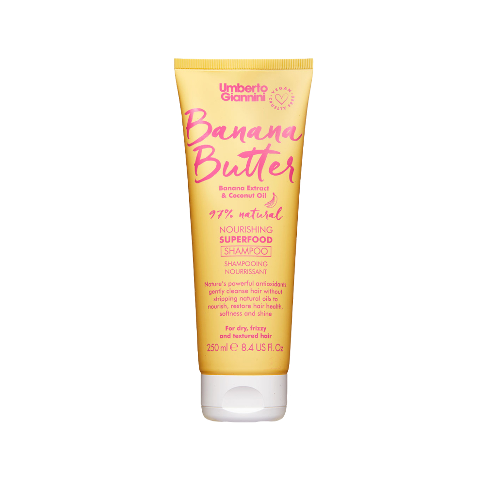 Sampon hranitor pentru par uscat Banana Butter, 250 ml, Umberto Gianinni