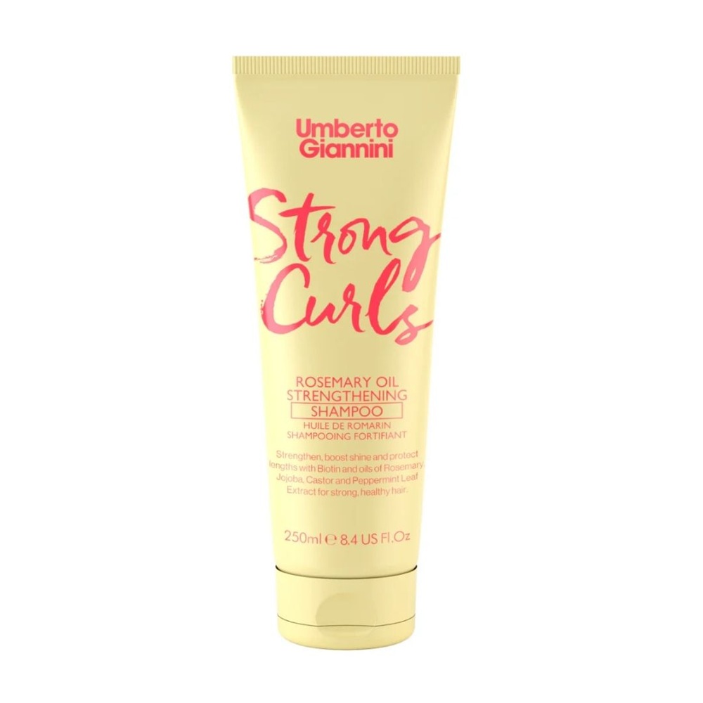 Sampon fortifiant cu ulei de rozmarin Strong Curls, 250 ml, Umberto Gianinni