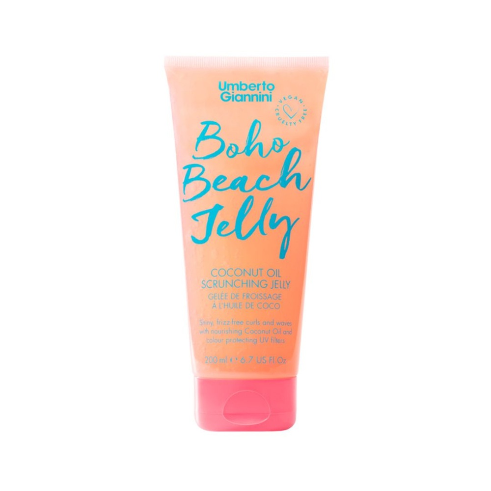 Gel modelator pentru efect de bucle lejere cu ulei de cocos Boho Beach, 200 ml, Umberto Gianinni