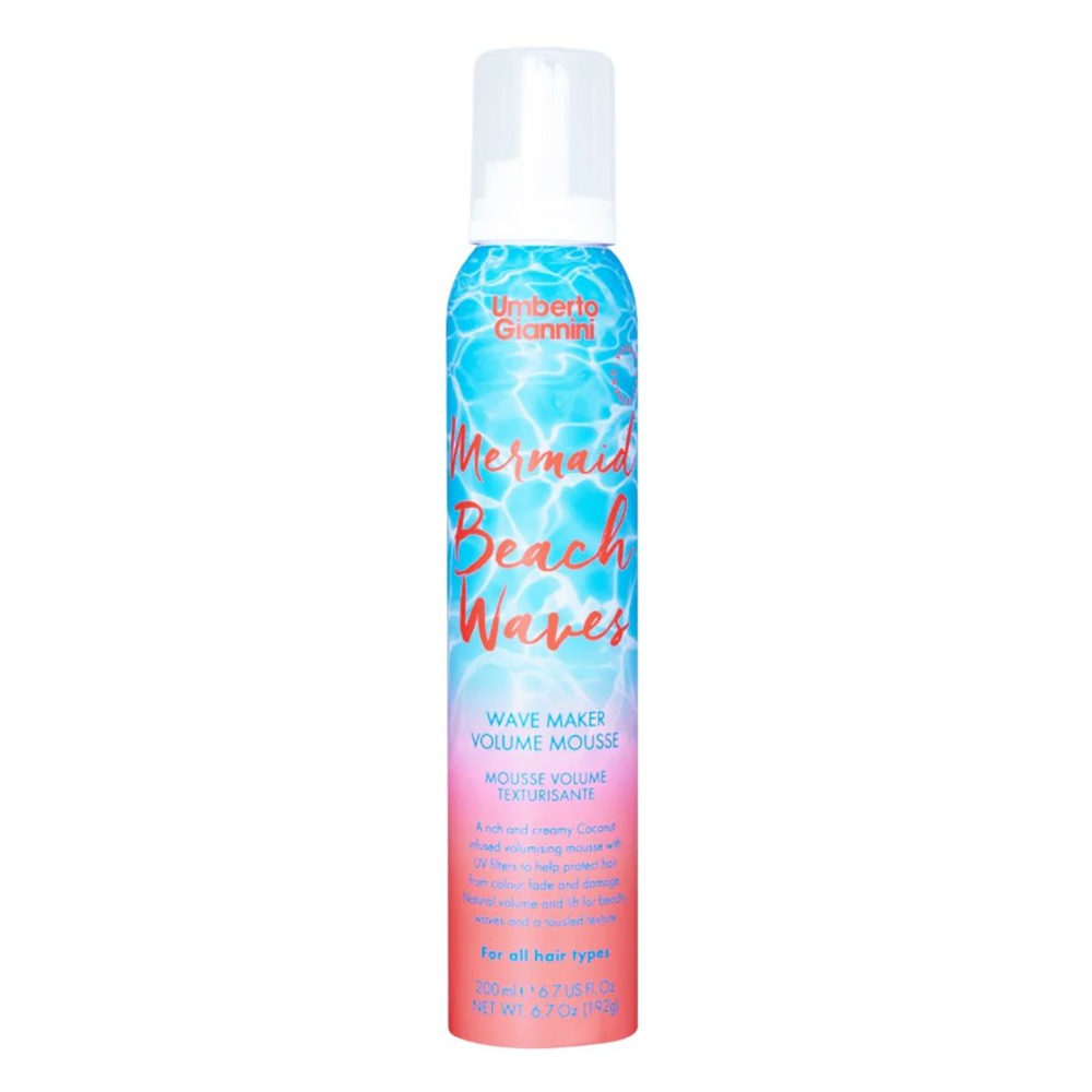 Spuma pentru volum si texturarea parului cu filtru UV Mermaid Beach, 200 ml, Umberto Gianinni