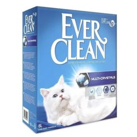 Nisip pentru litiera cu cristale de siliciu Multi Crystals, 6000 ml, Ever Clean 658245