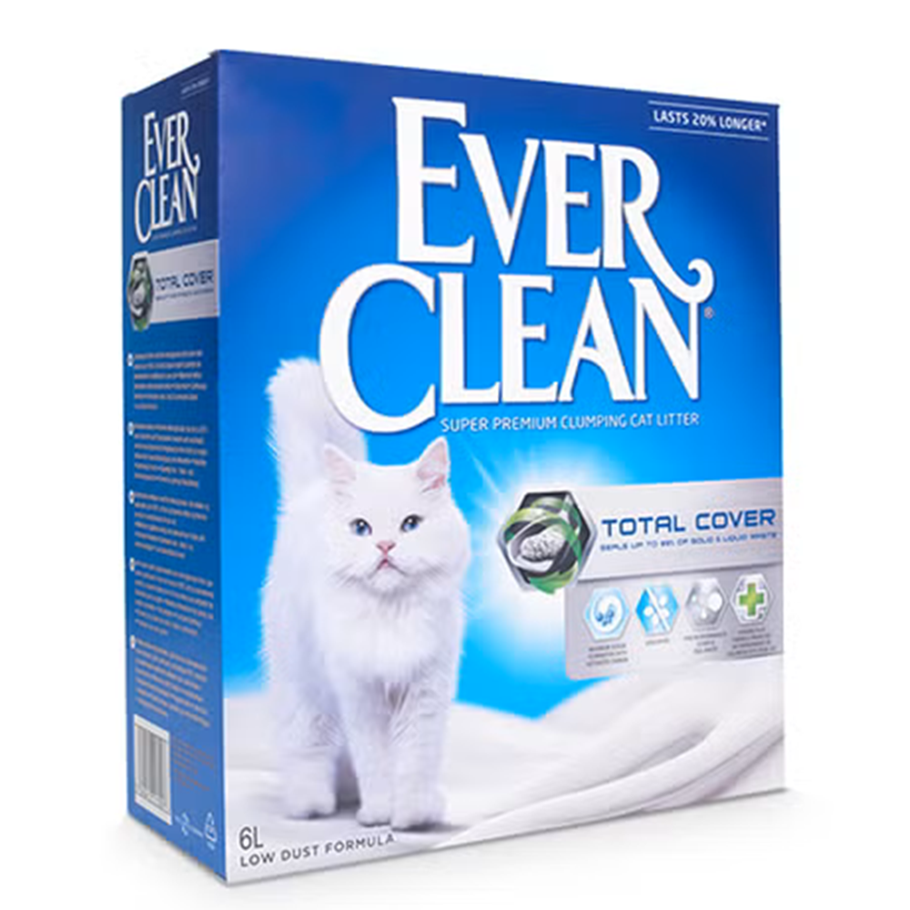 Nisip pentru litiera Total Cover, 6000 ml, Ever Clean