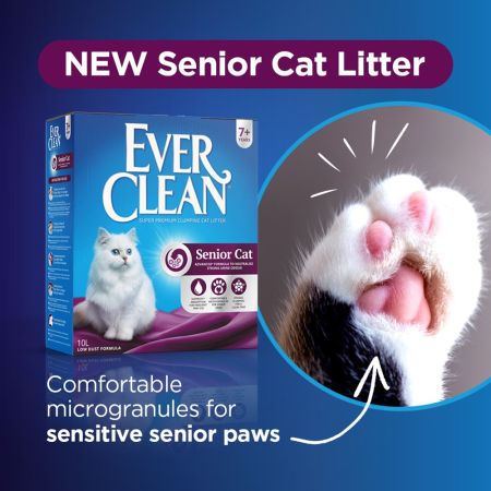 Nisip pentru litiera Senior Cat, 6000 ml, Ever Clean 658266
