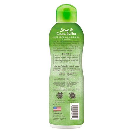 Balsam impotriva caderii parului cu lamaie verde si unt de cacao pentru caini si pisici Grooming, 355 ml, Tropiclean 658320