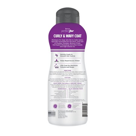 Sampon pentru caini cu blana creata si ondulata Perfect Fur, 473, Tropiclean 658436