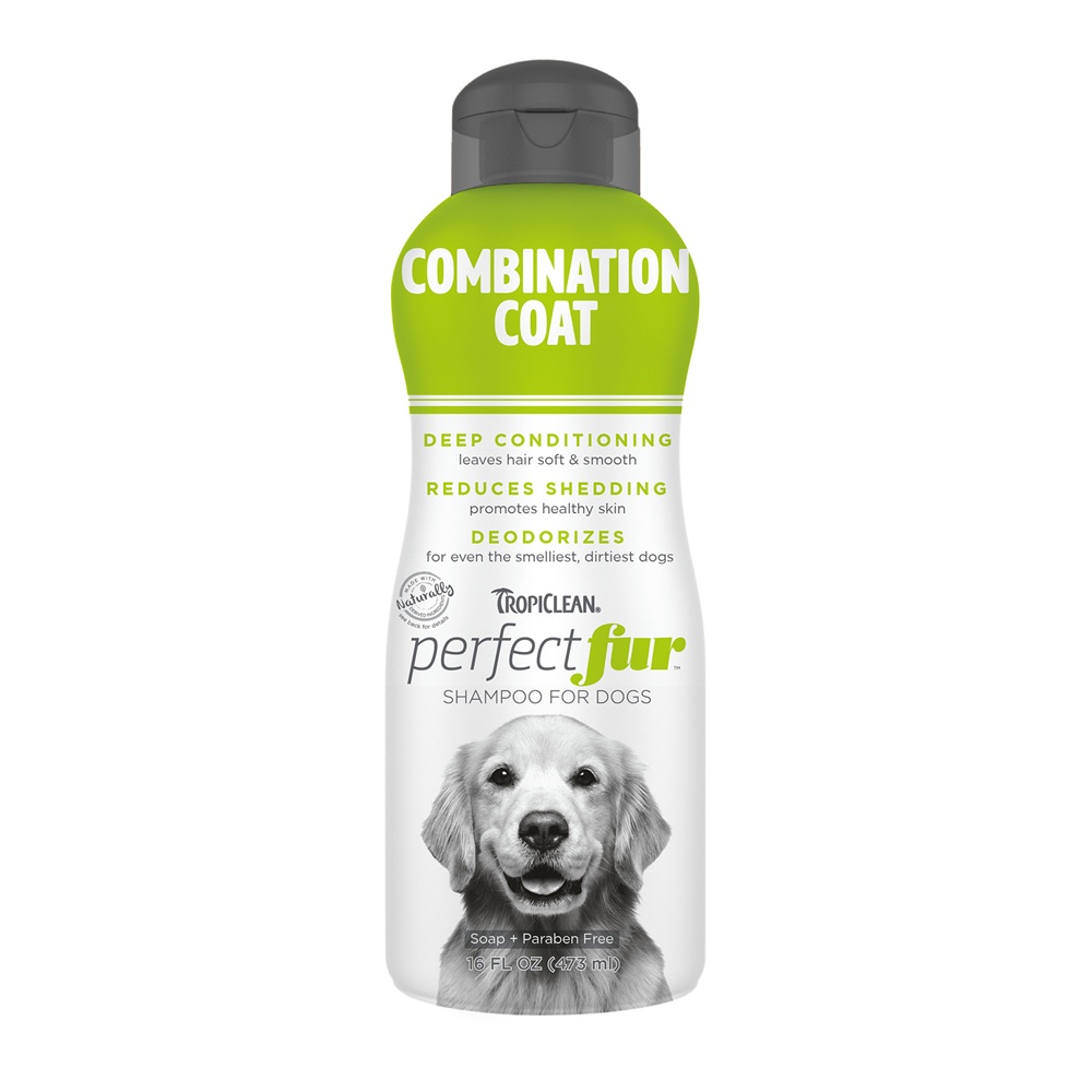 Sampon pentru caini cu blana mixta Perfect Fur, 473 ml, Tropiclean