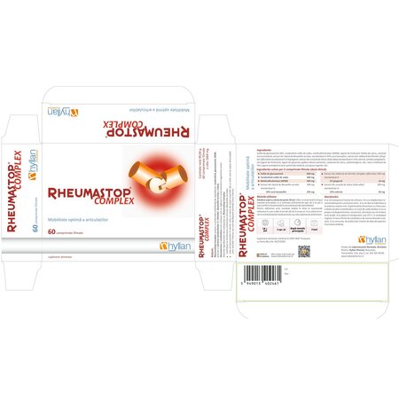 Pachet Rheumastop Complex, 60 + 60 comprimate, Hyllan 702943