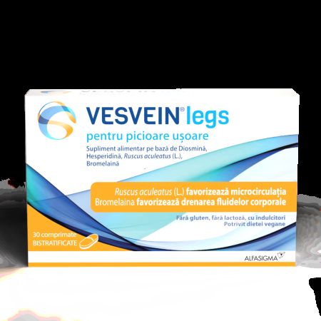 Vesvein Legs, 30 comprimate, Alfasigma
