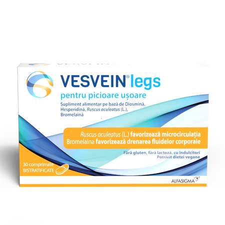 Vesvein Legs, 30 comprimate, Alfasigma