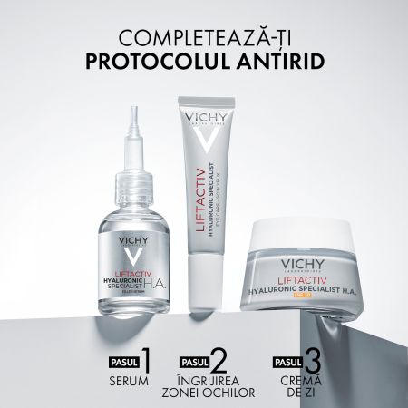 Crema antirid de zi cu SPF 30 Liftactiv Hyaluronic Specialist HA, 50 ml, Vichy 674602