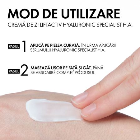 Crema antirid de zi cu SPF 30 Liftactiv Hyaluronic Specialist HA, 50 ml, Vichy 674573