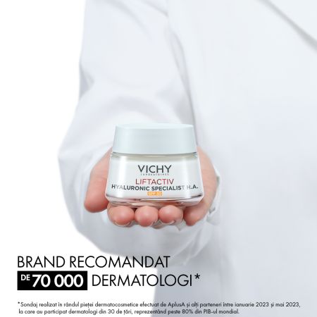 Crema antirid de zi cu SPF 30 Liftactiv Hyaluronic Specialist HA, 50 ml, Vichy 674572