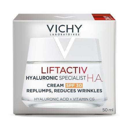 Crema antirid de zi cu SPF 30 Liftactiv Hyaluronic Specialist HA, 50 ml, Vichy 674565