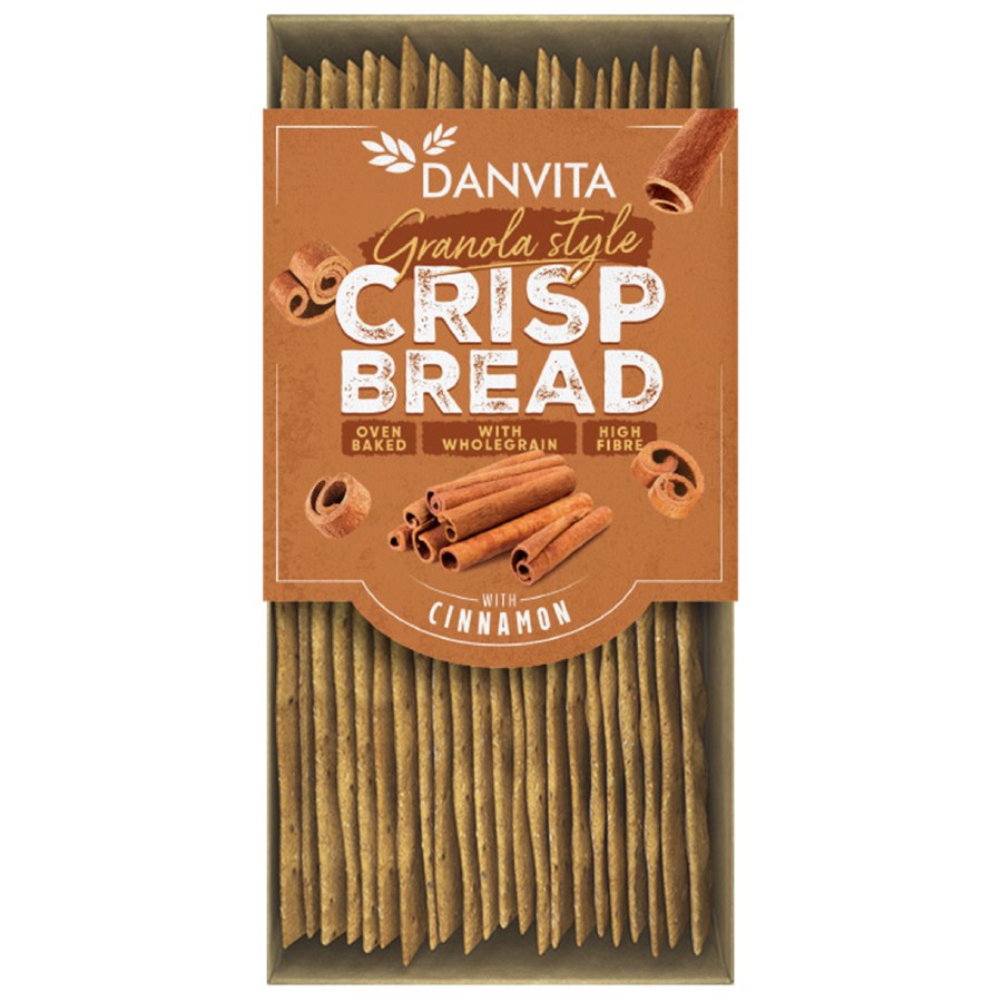 Paine crocanta cu scortisoara, 130 g, Danvita