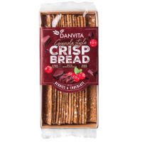 Paine crocanta cu fructe de padure si ciocolata, 130 g, Danvita