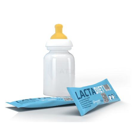 Inlocuitor de lapte cu Omega 3 pentru caini, iepuri si rozatoare Lactadiet Nastere&Intarcare, 40x7.5 g, Pharmadiet Veterinaria 659091
