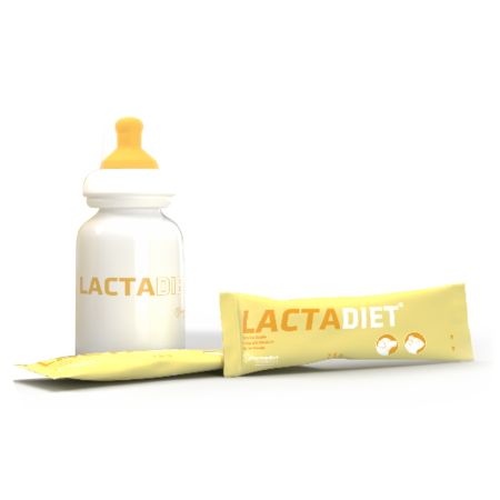 Inlocuitor de lapte cu Omega 3 si colostru pentru caini, iepuri si rozatoare Lactadiet Colostrum, 40x7.5g, Pharmadiet Veterinaria 659094