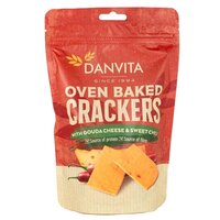 Crackers cu branza Gouda si Sweet Chili, 100 g, Danvita