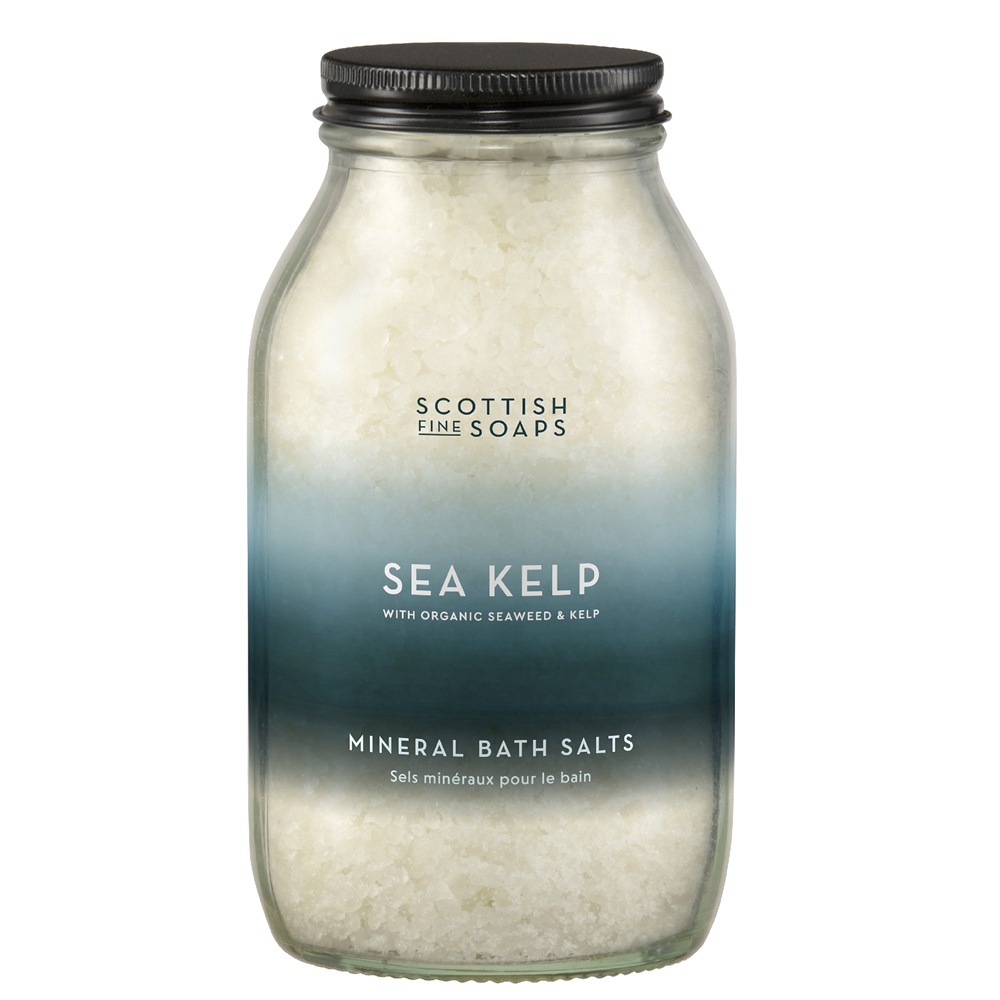 Sare de baie cu iarba de mare si alge marine Sea Kelp, 500 g, Scottish Fine Soaps