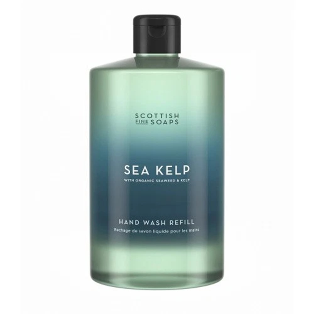 Rezerva sapun lichid pentru maini cu iarba de mare si alge marine Sea Kelp, 700 ml, Scottish Fine Soaps