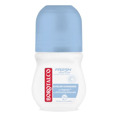 Deodorant roll-on Fresh Non-Stop Fresh Talc Scent, 50 ml, Borotalco