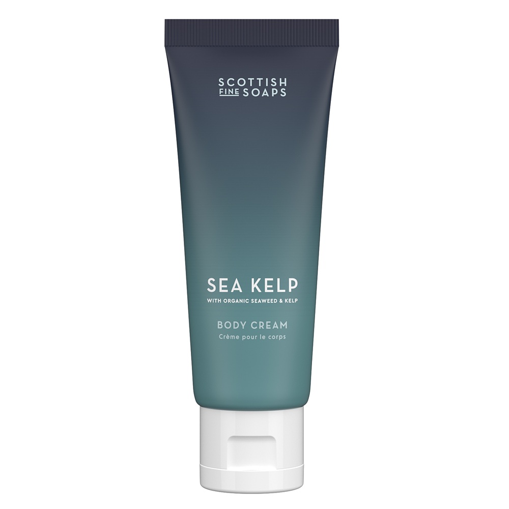 Crema de corp cu iarba de mare si alge marine Sea Kelp, 75 ml, Scottish Fine Soaps
