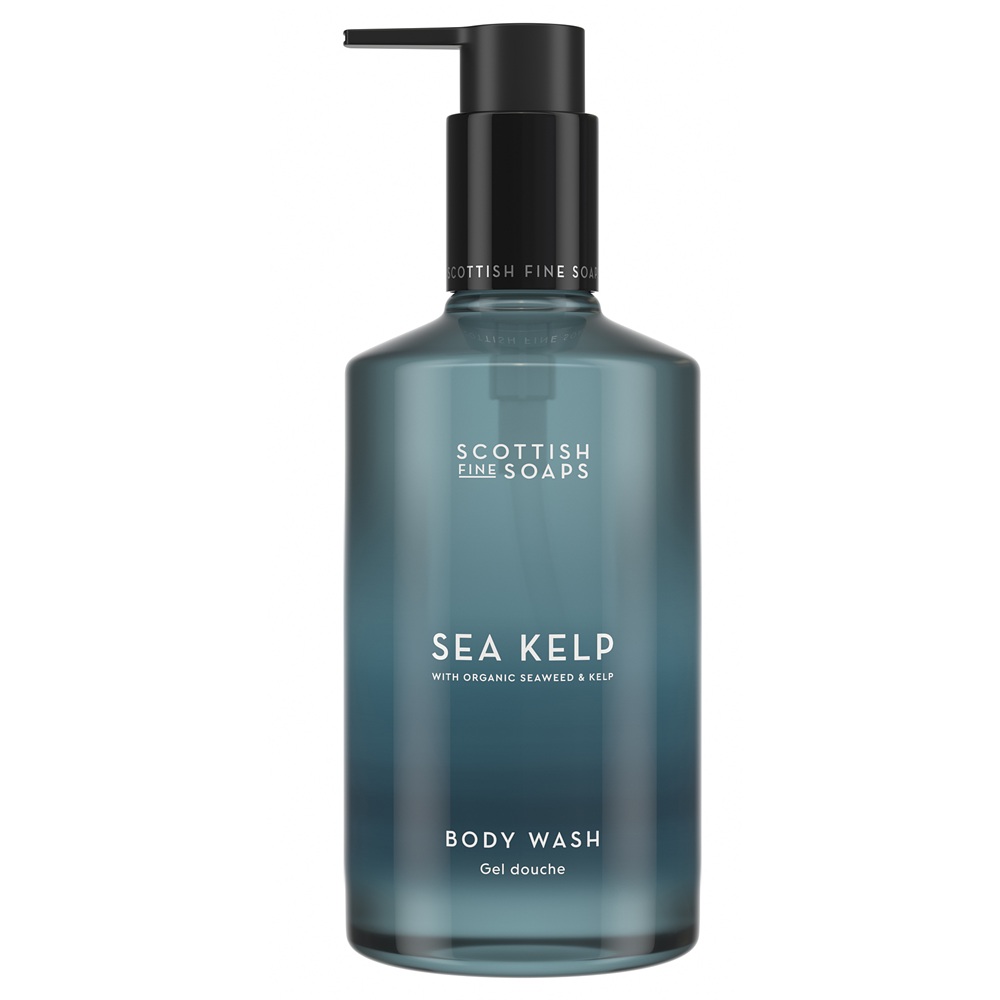 Gel de dus cu iarba de mare si alge marine Sea Kelp, 300 ml, Scottish Fine Soaps