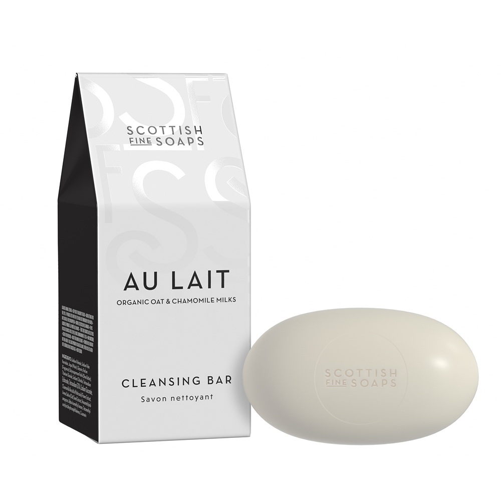 Sapun cu lapte de ovaz si musetel Au Lait, 100 g, Scottish Fine Soaps