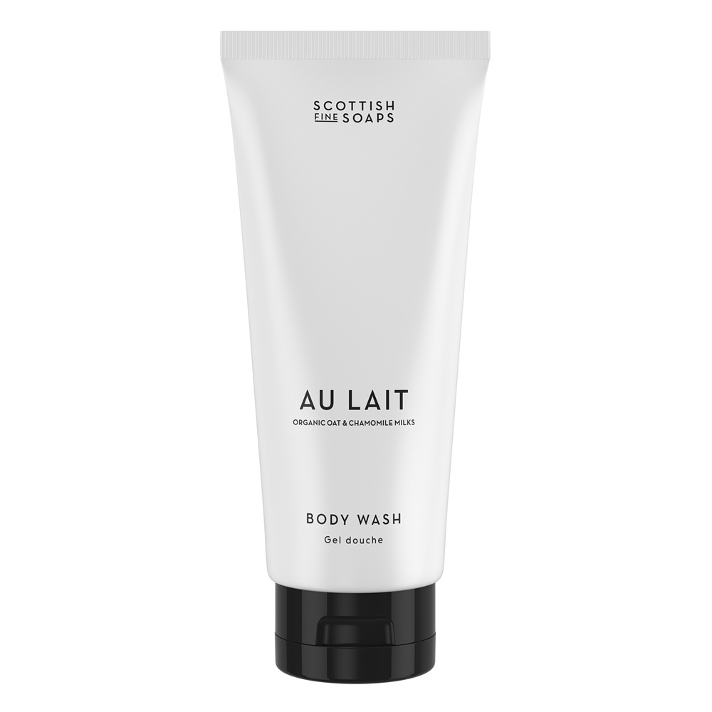 Gel de dus cu lapte de ovaz si musetel Au Lait, 200 ml, Scottish Fine Soaps