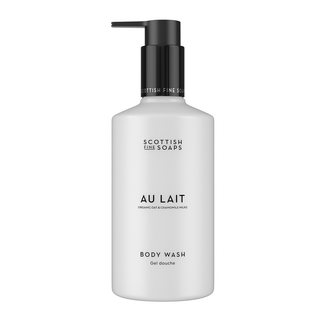 Gel de dus cu lapte de ovaz si musetel Au Lait, 300 ml, Scottish Fine Soaps