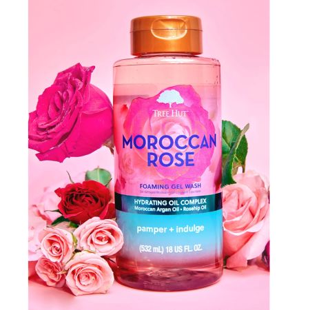 Gel de dus, Moroccan Rose, 532 ml, Tree Hut 659495