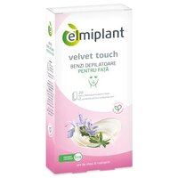 Benzile depilatoare pentru fata Velvet Touch, 20 benzi, Elmiplant