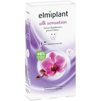 Benzile depilatoare pentru fata cu ulei de matase si orhidee Silk Sensation, 20 benzi, Elmiplant