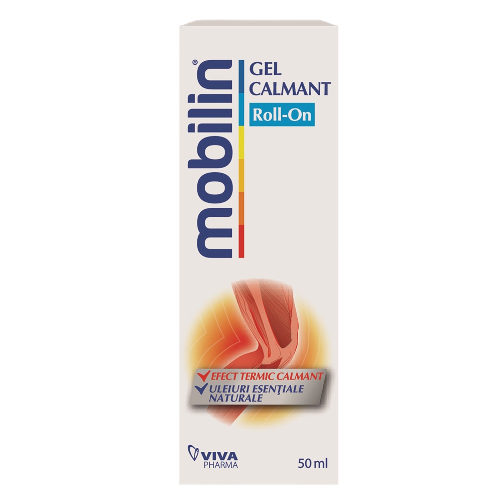 Gel calmant Roll-On Mobilin, 50 ml, Viva Pharma