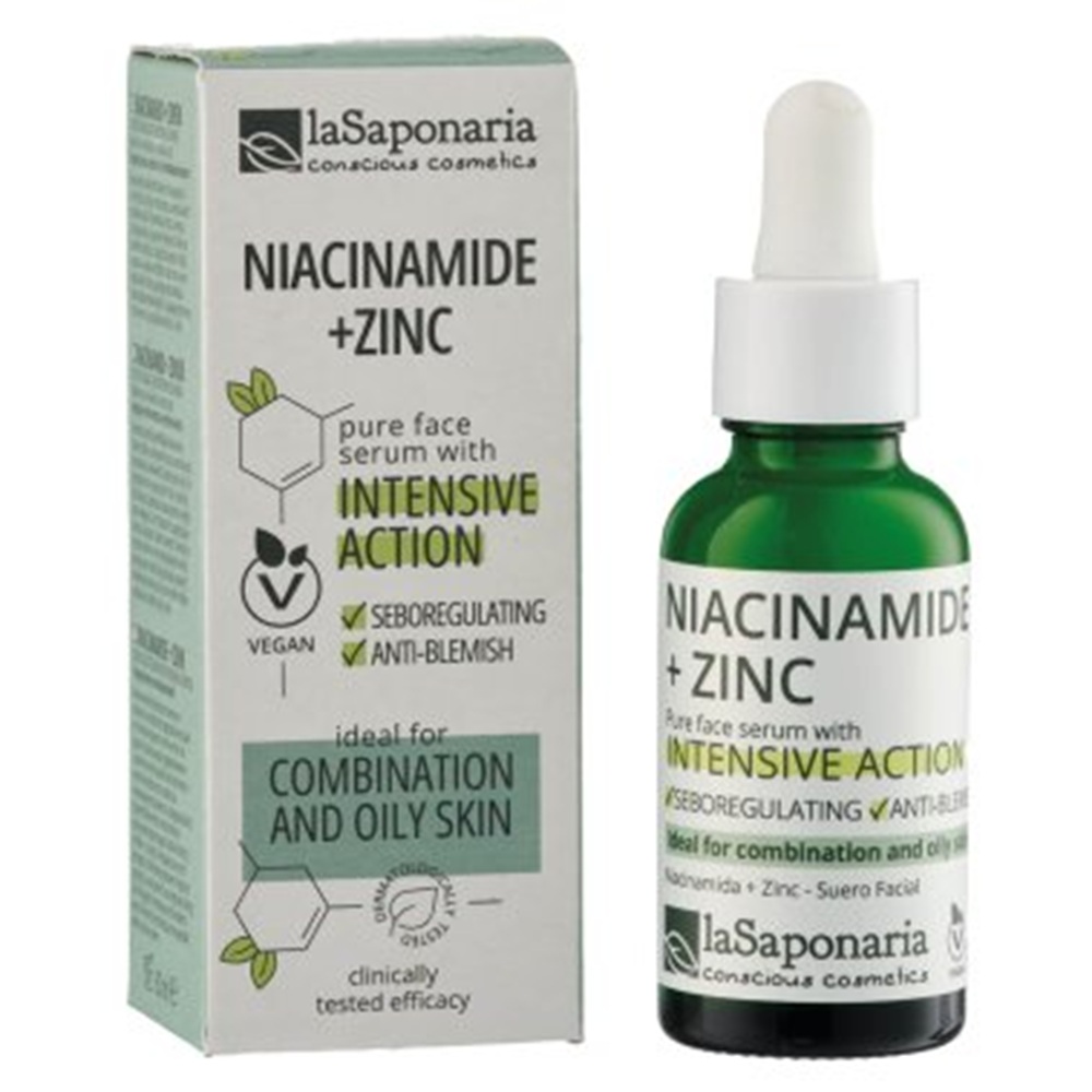 Activ pur cu niacinamide si zinc, 30 ml, La Saponaria