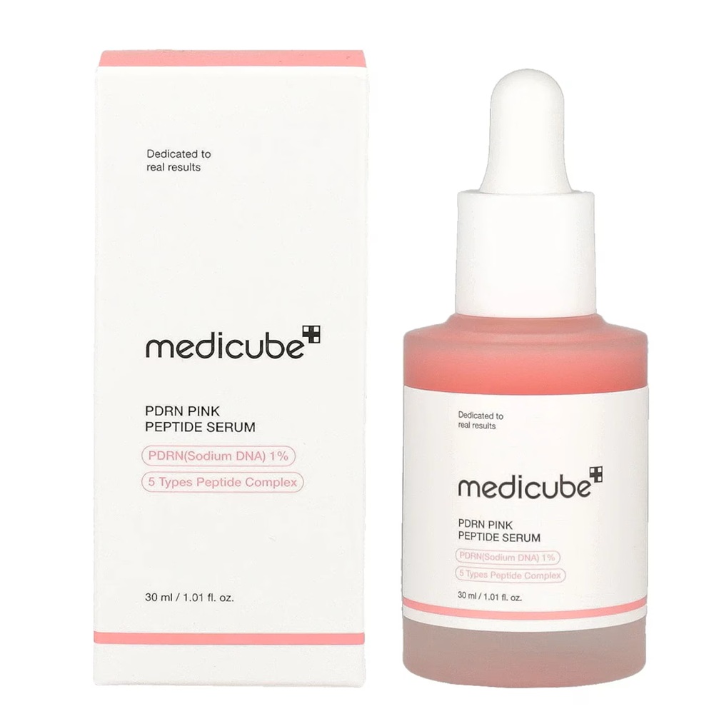Ser roz pentru ingrijirea tenului cu peptide PDRN, 30 ml, Medicube