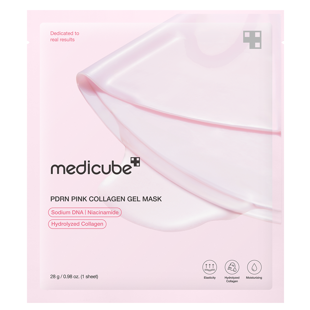 Masca roz tip gel cu colagen PDRN, 28 g, Medicube
