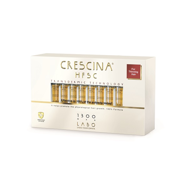 Crescina Transdermic Re-Growth HFSC 1300 MAN, 20 FIOLE, Labo