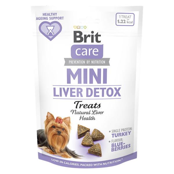 Recompense pentru caini Liver Detox, 50 g, Brit