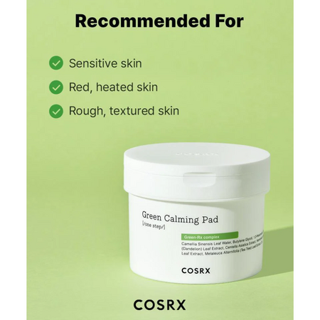 Dischete umede cu efect calmant Green-RX Calming, 70 bucati, Cosrx 659705