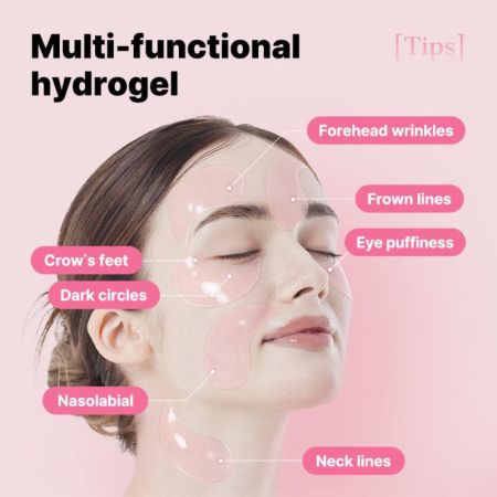 Plasturi din hidrogel cu colagen si peptide pentru ochi, 60 bucati, Cosrx 659713