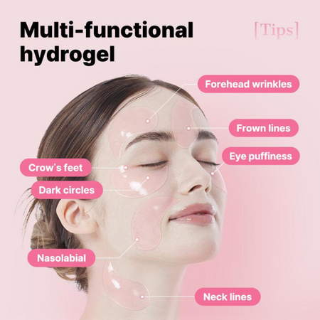 Plasturi din hidrogel cu colagen si peptide pentru ochi The Peptide, 60 bucati, Cosrx 659713