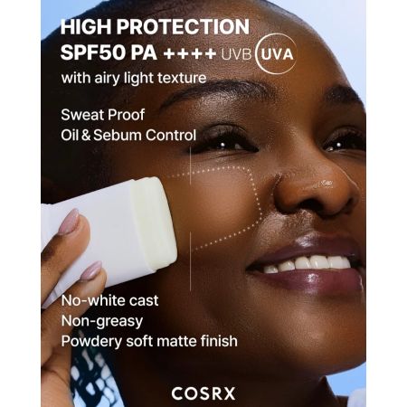 Stick hidratant pentru protectie solara cu SPF 50+, 19 g, Cosrx 659730
